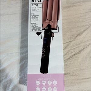 Bio Ionic Pink Triple Barrel Waver